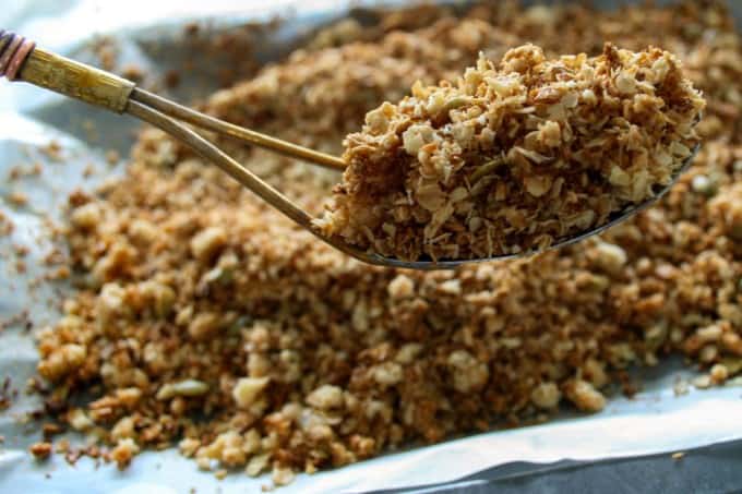 Easy Clean Eating Granola for kids