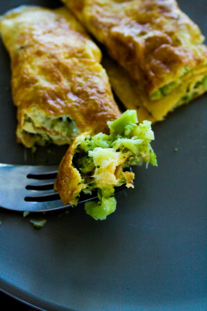 Cheese and Broccoli Omelette 