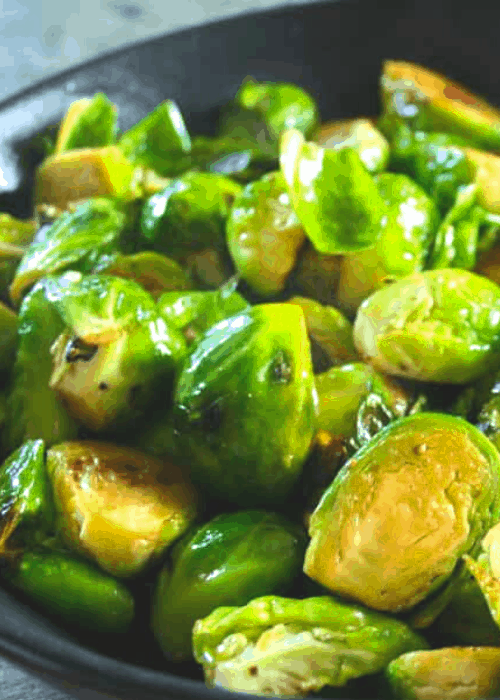 brussel sprouts fried in butter