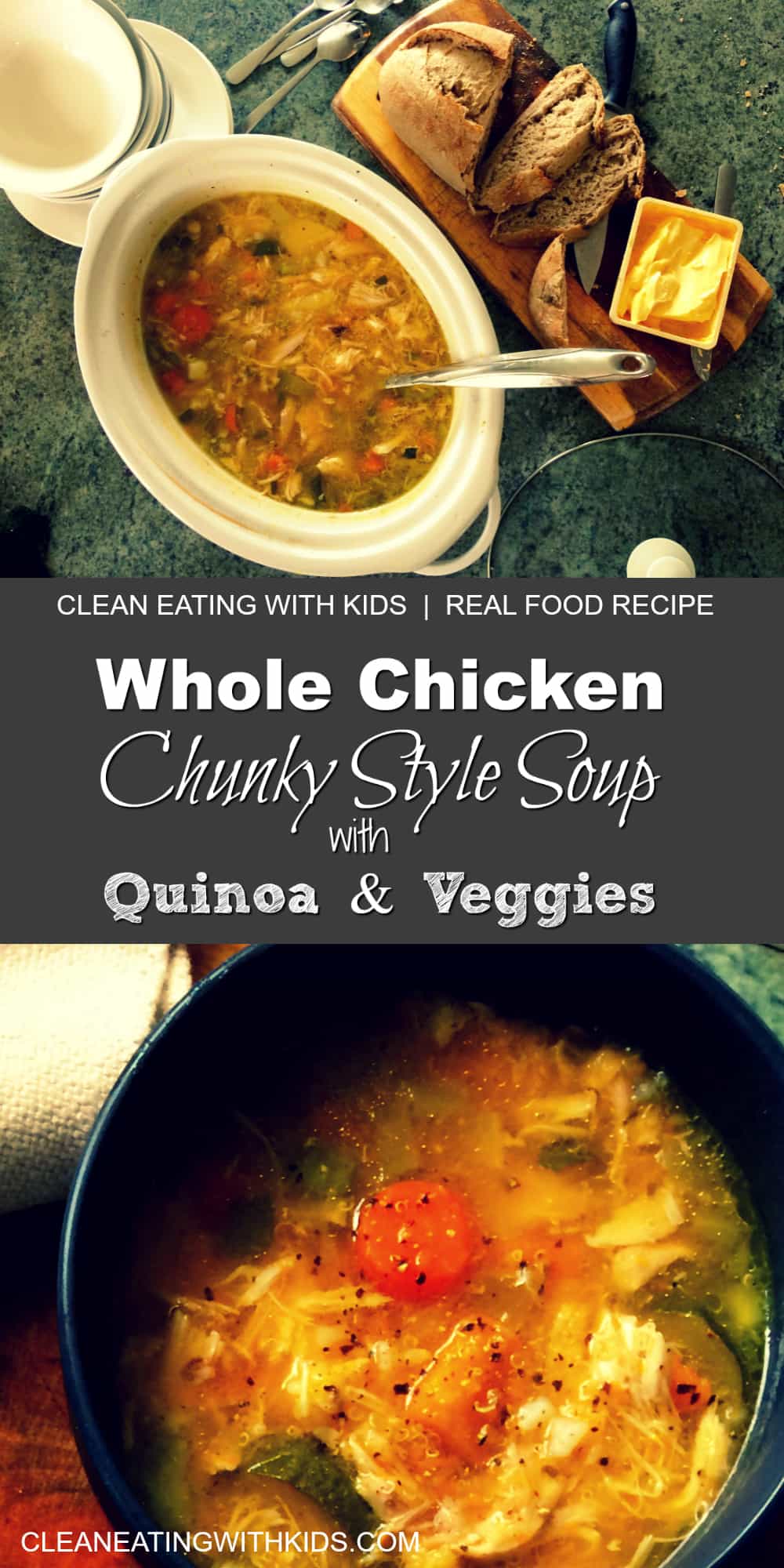 clean eating chunky chicken soup9
