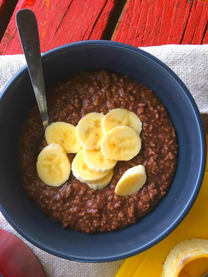 clean eating chocolate oats3