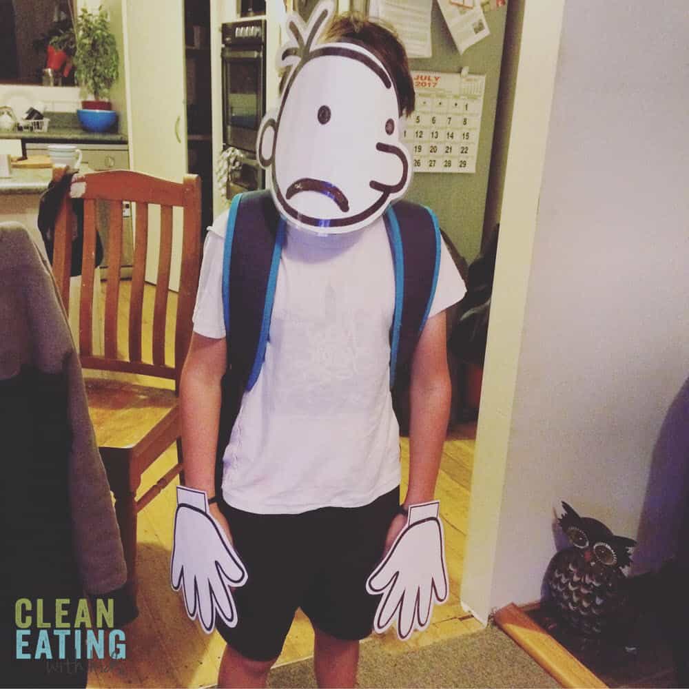 Super Easy Book Week Costume - Diary of a Wimpy Kid