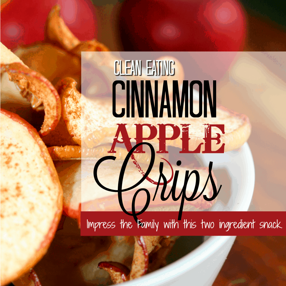OK if I had to choose one recipe to impress the other parents. This is it. Two Ingredient clean eating cinnamon apple crisps! 