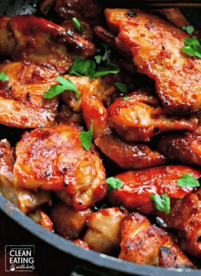 sweet and spicy chicken thighs