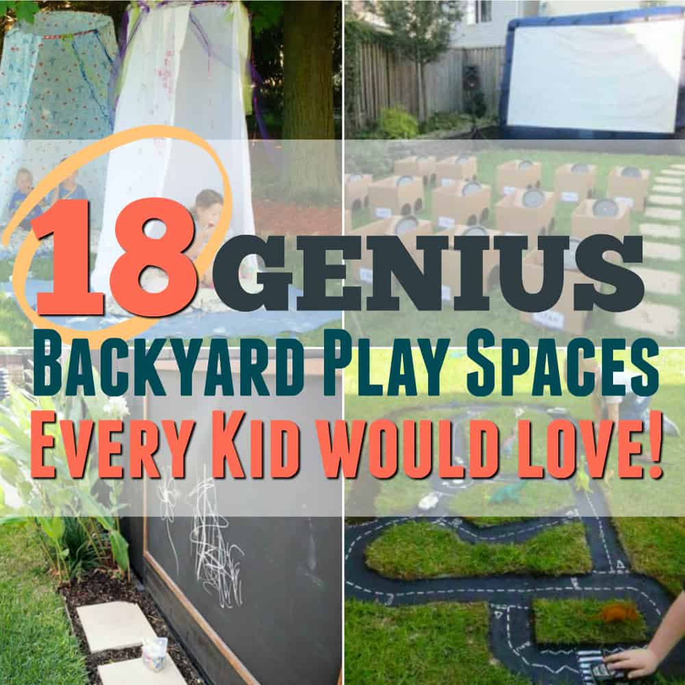 18 Amazing DIY Outdoor Play Spaces for Kids 