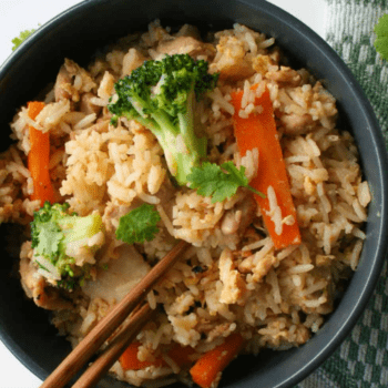 Healthy Thai Chicken Fried Rice
