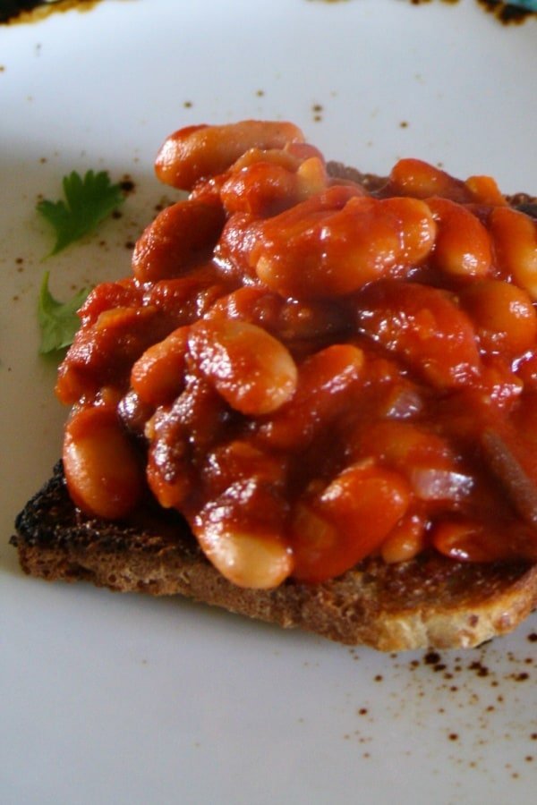 Breakfast of Champions. The best recipe for Clean Eating baked beans