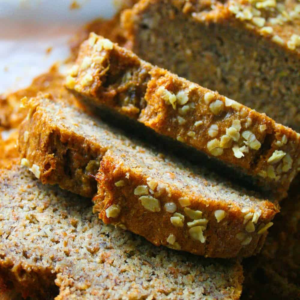 classic clean eating banana bread square