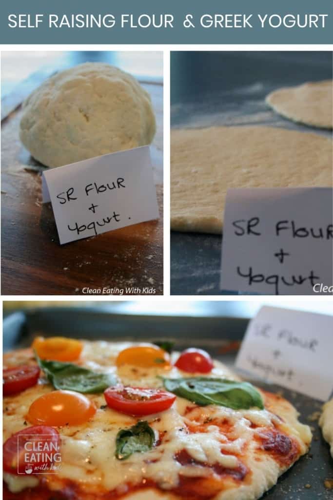 two ingredient pizza dough with self raising flour and yogurt 
