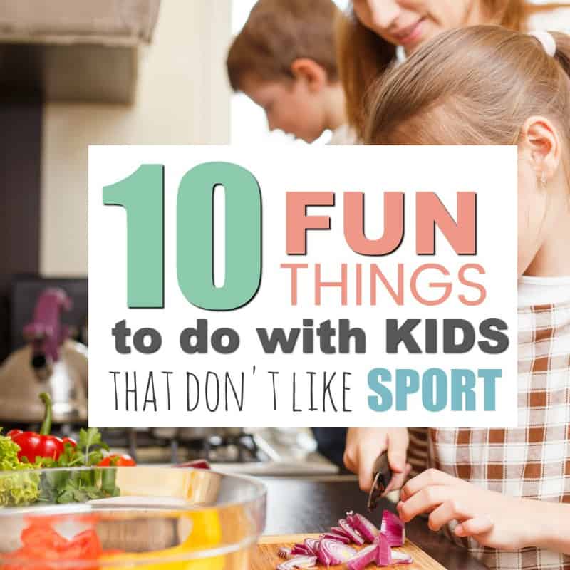 If your child is more the creative, indoorsy type, then you are going to love this list of 10 Fun Things To Do with Your Un-Sporty Kid.