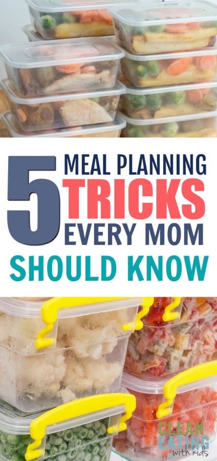 New to Meal Planning? Here are 5 Meal Planning tips that every Mom should know. #cleaneatingmealplan #mealplanningtips #mealplanningtricks #mealplan