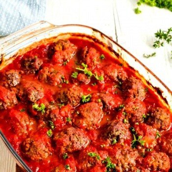 Clean Eating Meatballs in tomato Sauce-4