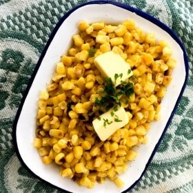 Quick Clean Eating Charred Corn