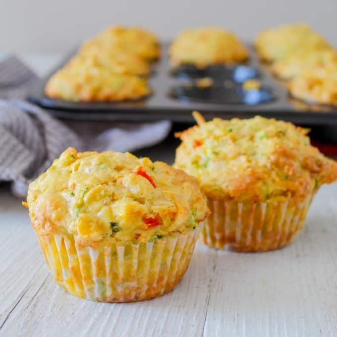Clean Eating Savoury Vegetable muffins