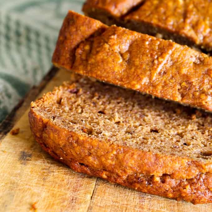 clean eating banana and date loaf