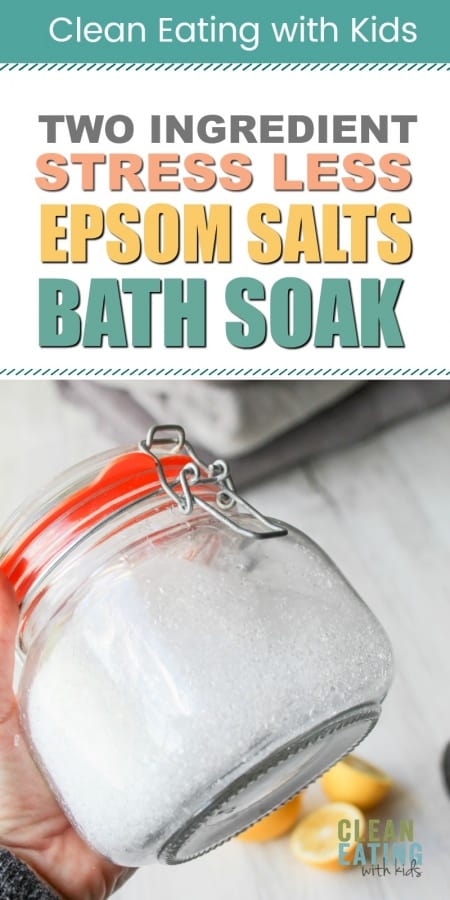 This Homemade Epsom Salts Bath Crystals recipe is an all natural and effective homemade stress relief therapy that you can whip up in your own kitchen in under a minute. 