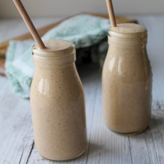 clean eating almond butter smoothie