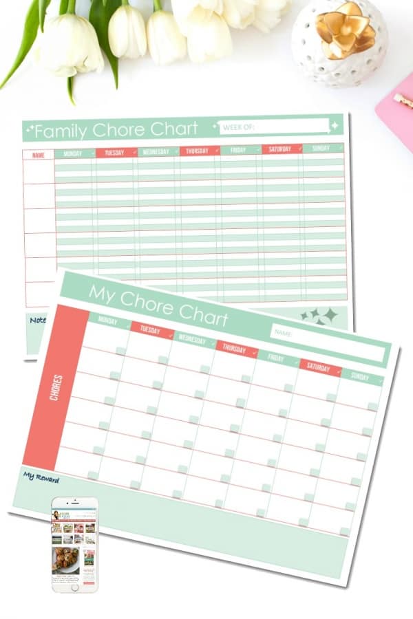 Free Printable Family Chore Chart