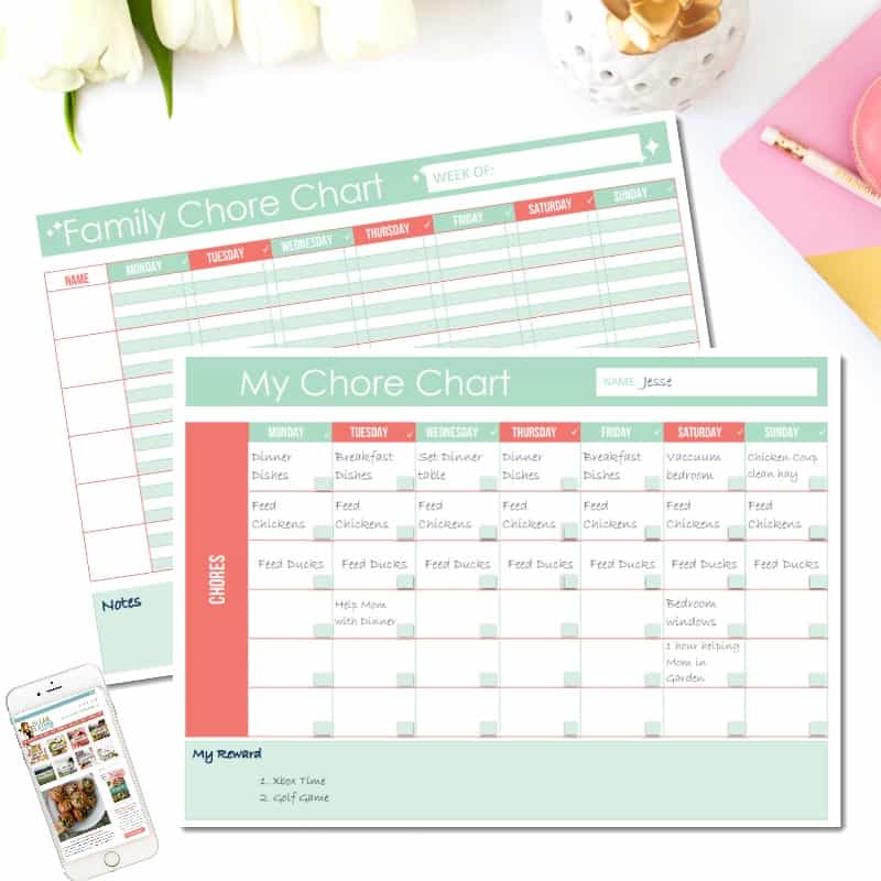 Free Printable Family Chore Chart