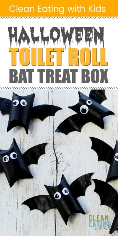 toilet roll bat - DIY Halloween treat boxes