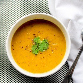 clean eating golden vegetable soup