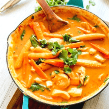 healthy red thai curry