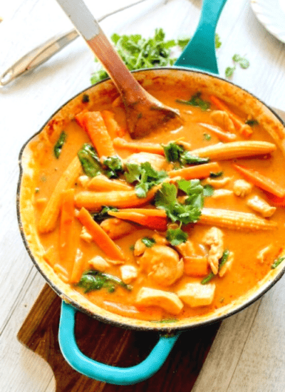 healthy red thai curry