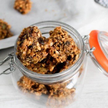 clean eating date and nut cookies-1