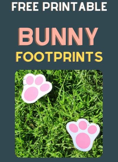 printable bunny footprints