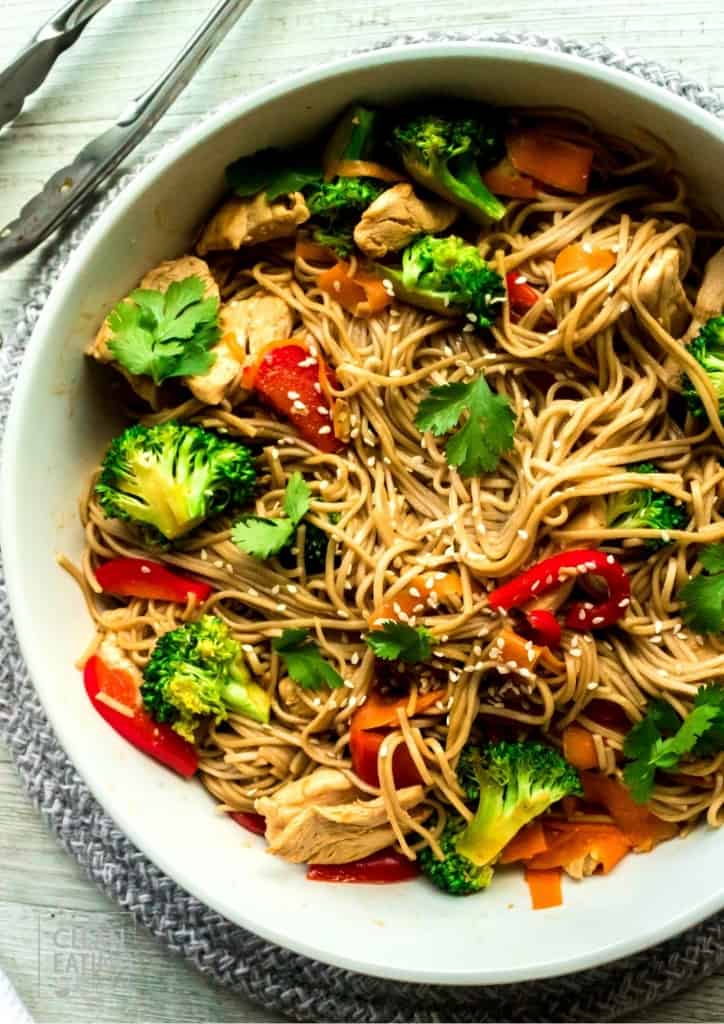 clean eating soba noodles