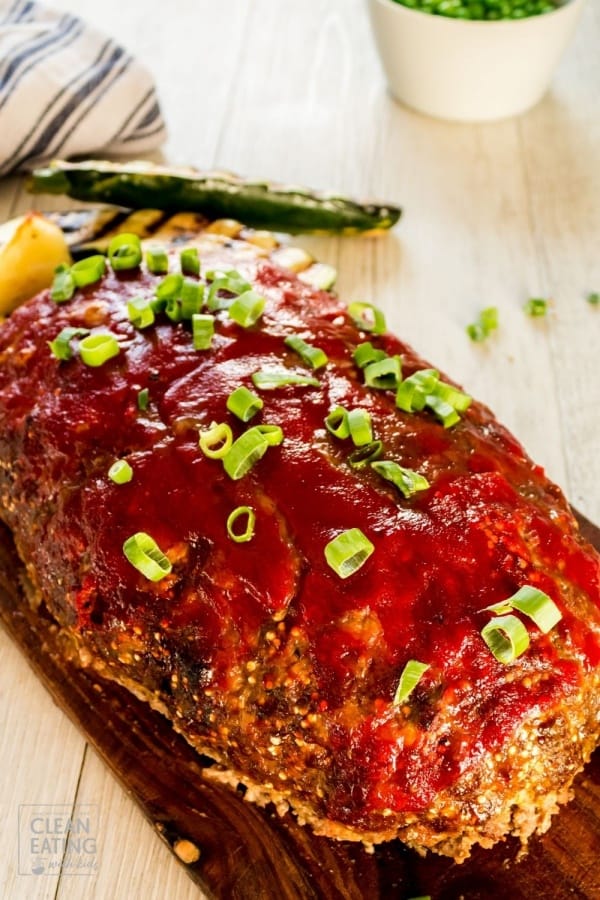 Clean Eating Meatloaf - sauce