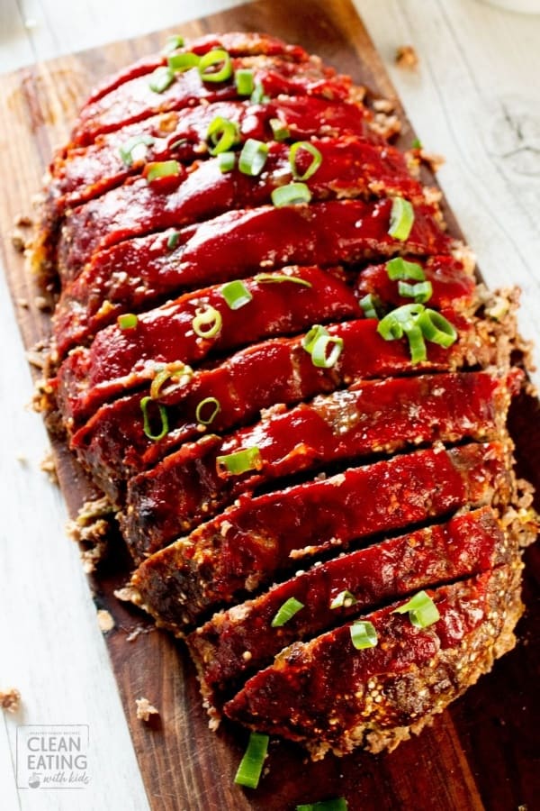 Clean Eating Meatloaf - sauce