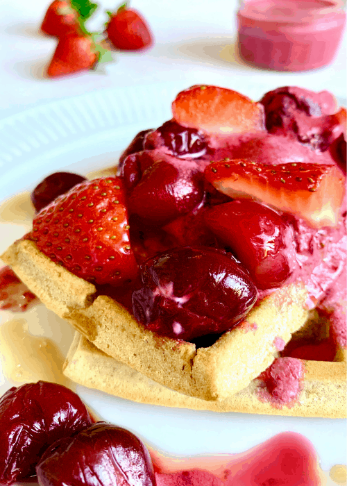 Flexible Dieting Food Recipe: Superfood Waffles by Own Your Eating, Recipe