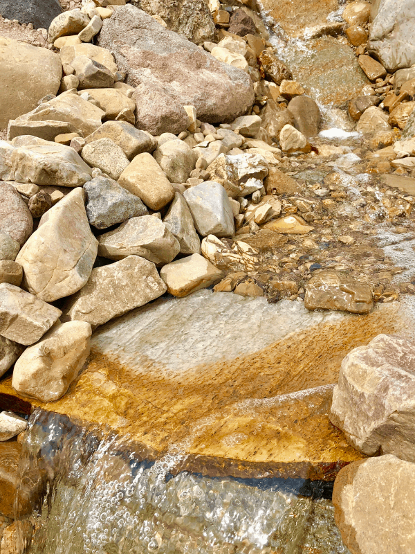 stone waterfall