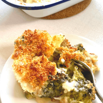 healthy broccoli cauliflower casserole