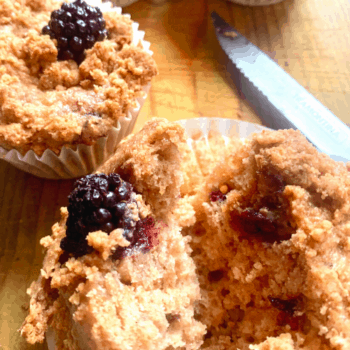 Blackberry And Apple Muffins