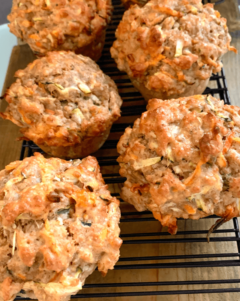 clean eating zucchini carrot muffins 