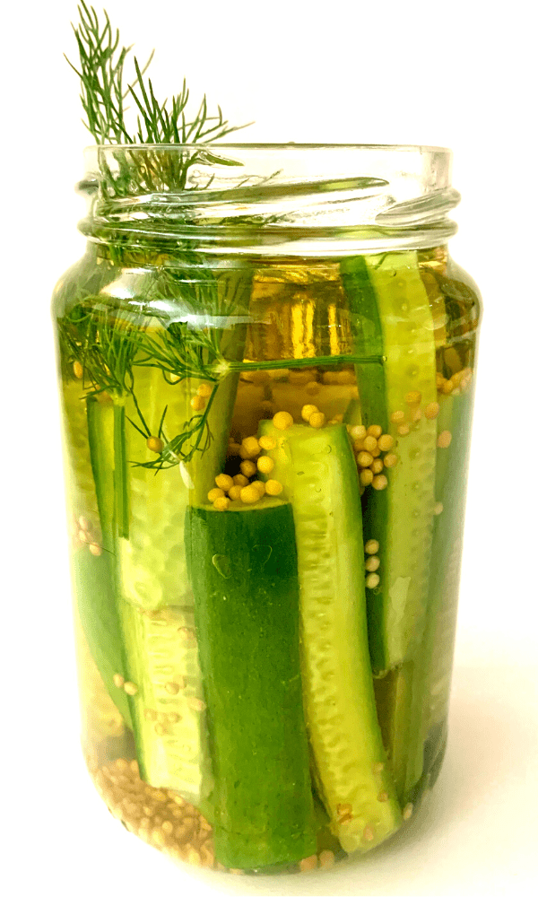 quick fridge pickles 