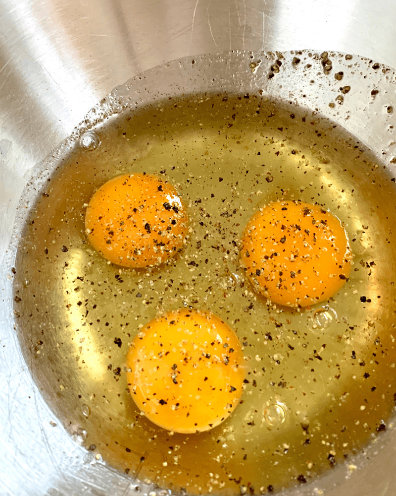 whisked eggs 