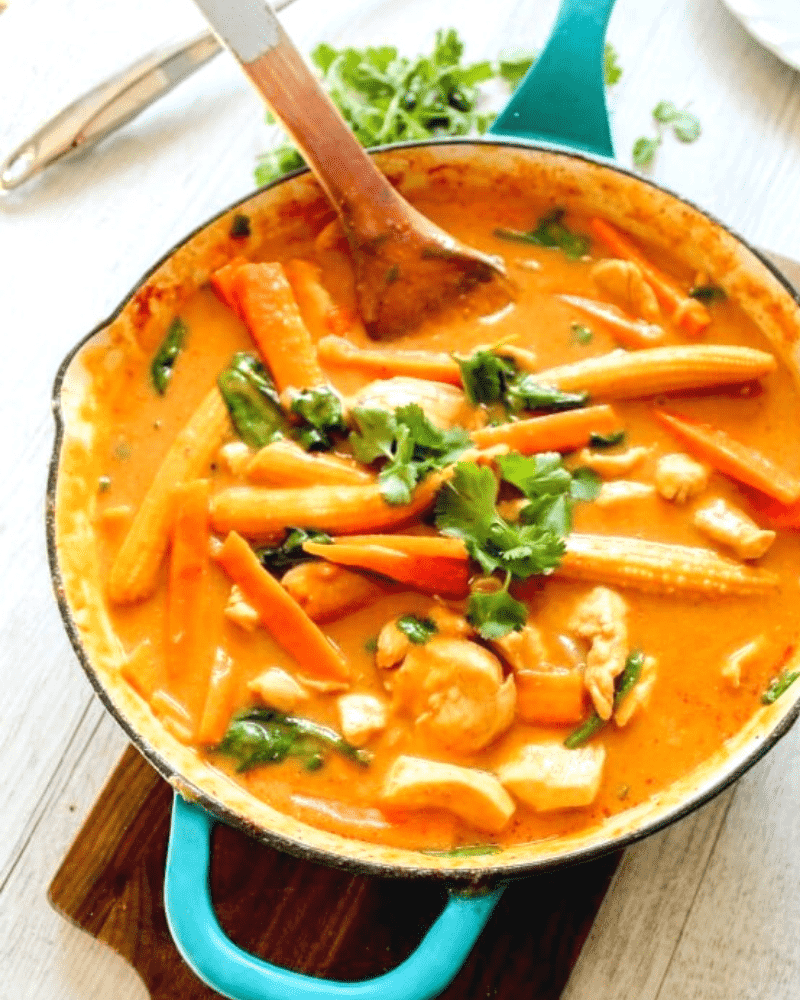 healthy red Thai curry