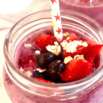 blueberry bliss tropical smoothie