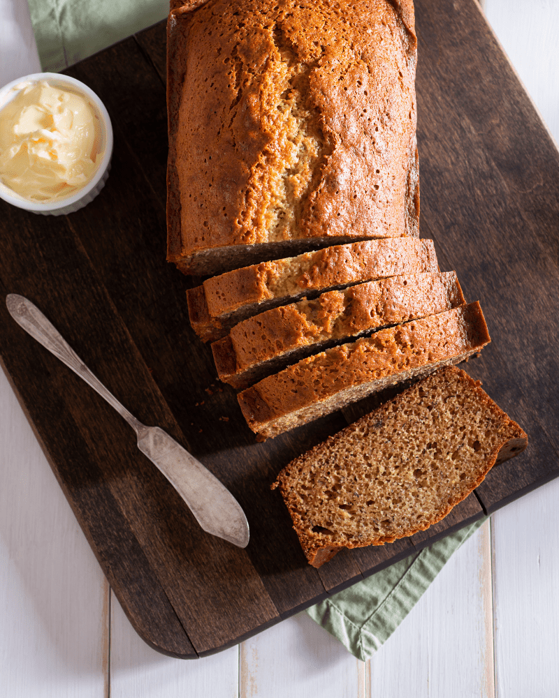 clean eating banana loaf 