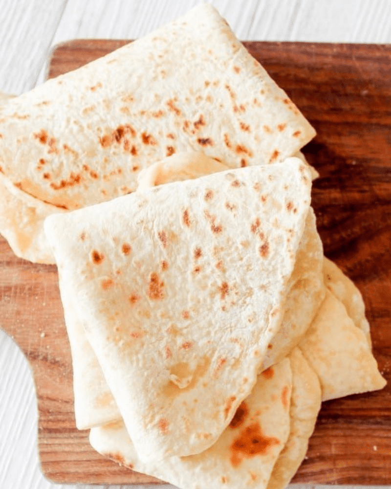 healthy homemade tortilla 