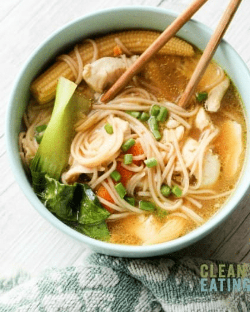 clean eating noodle soup