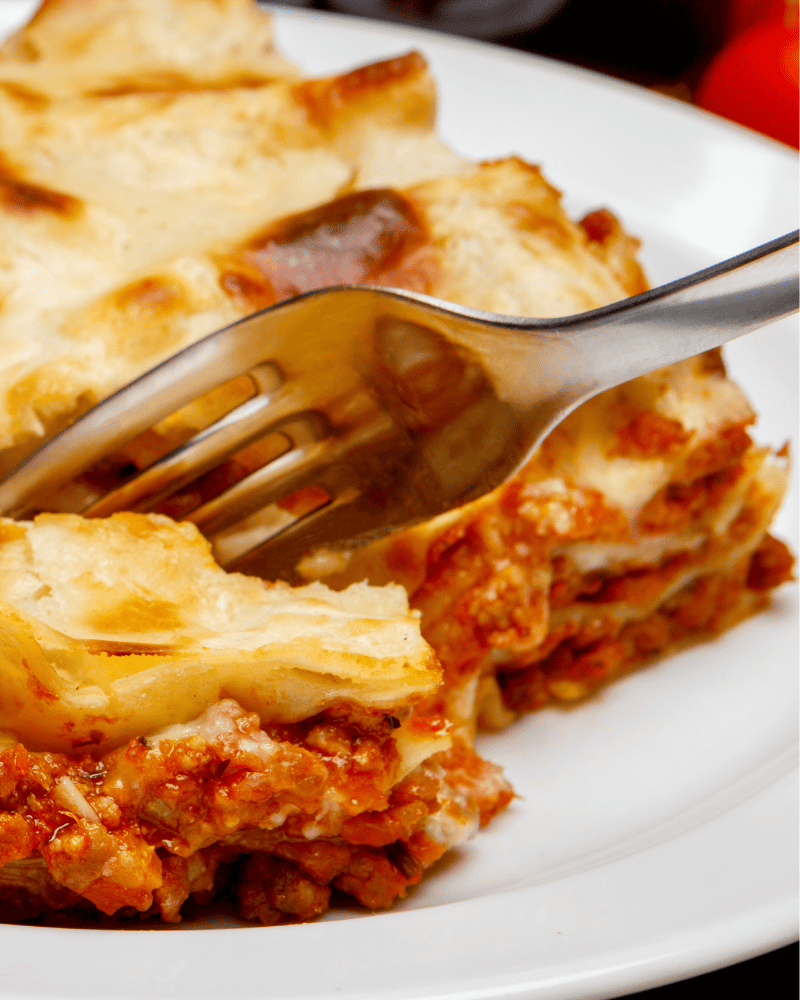 homemade lasagna 
