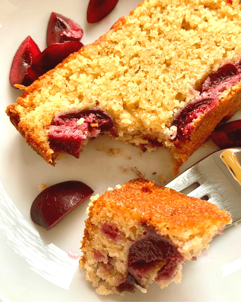 fresh cherry loaf cake recipe 
