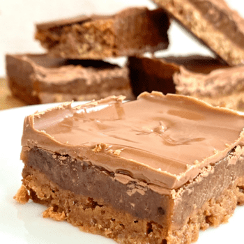 Healthy Millionaire Shortbread {Without Condensed Milk}