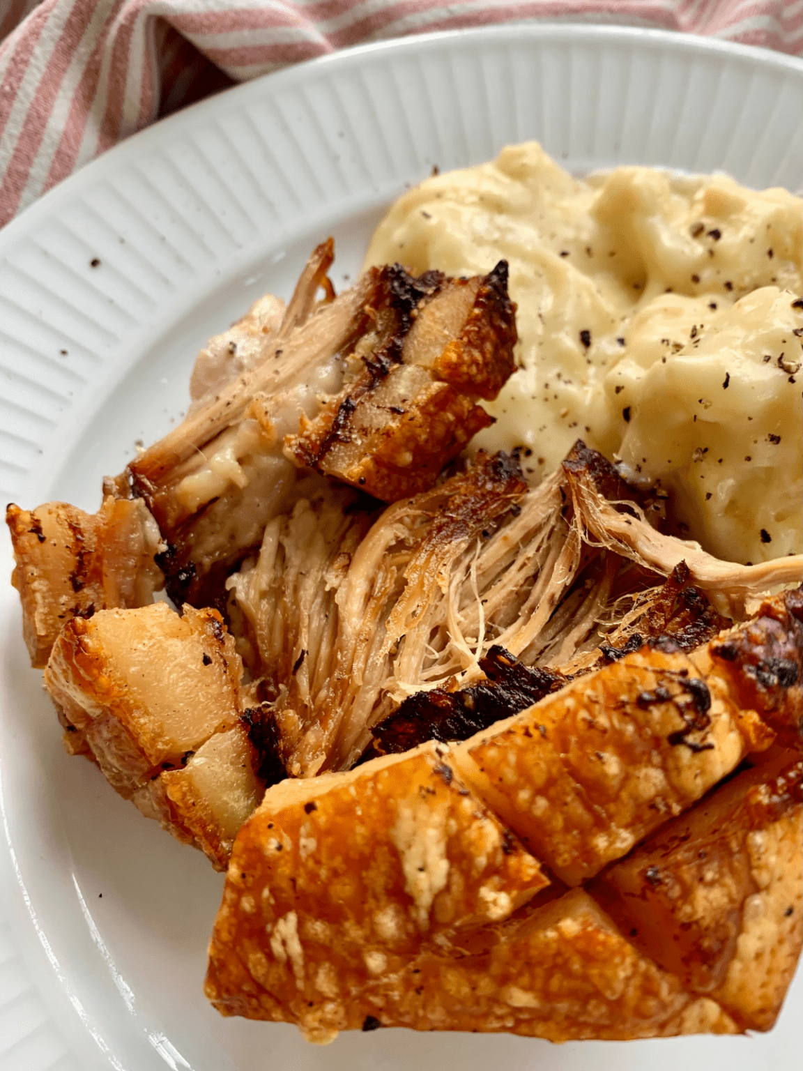 Slow Cooked Pork Belly Roast {With Crispy Crackling}