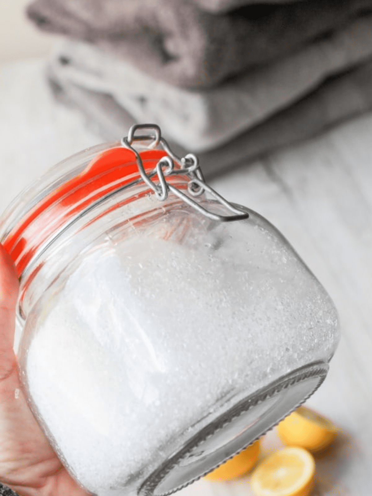 This Homemade Epsom Salts Bath Crystals recipe is an all natural and effective homemade stress relief therapy