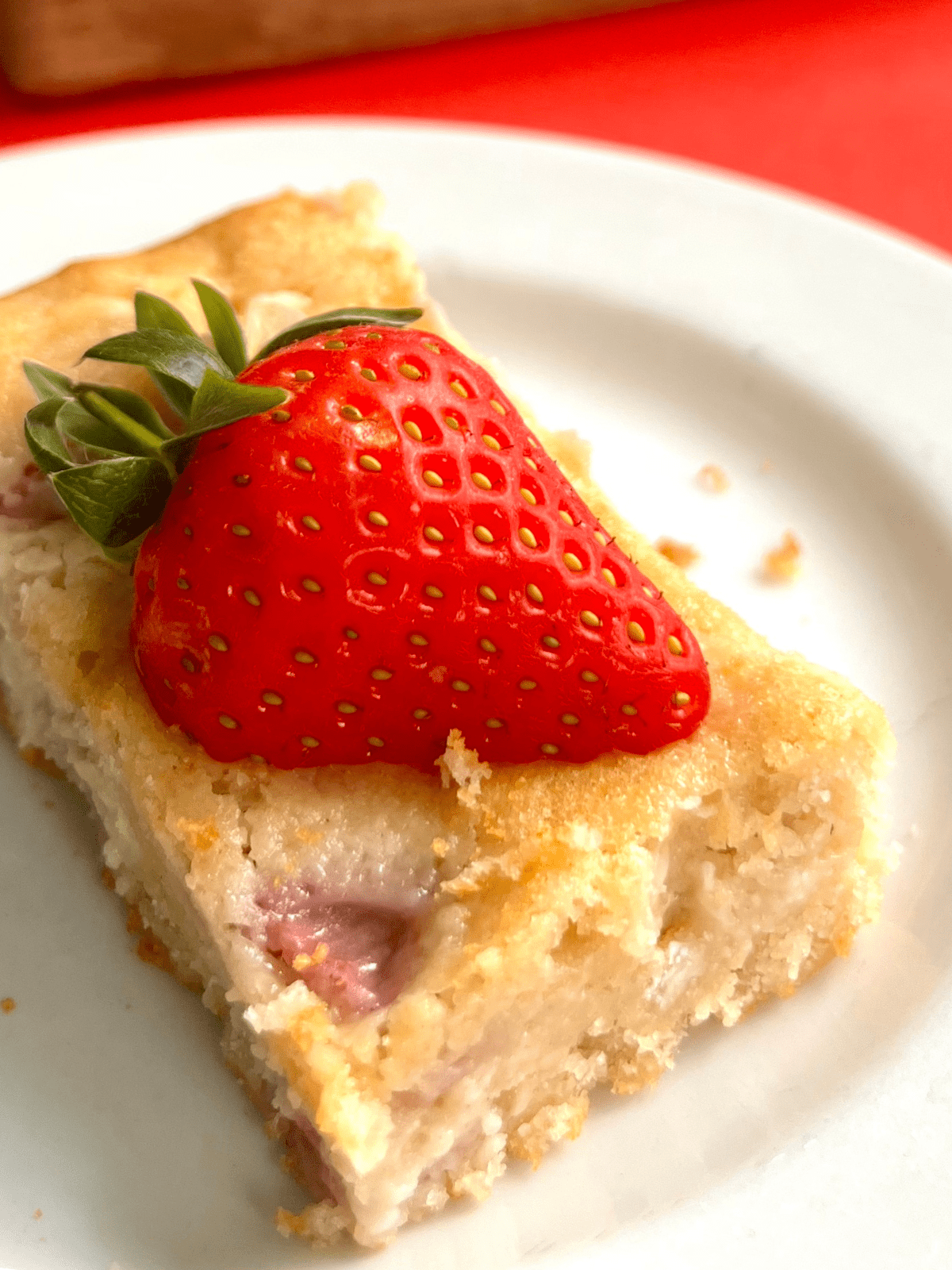 strawberry lunch slice